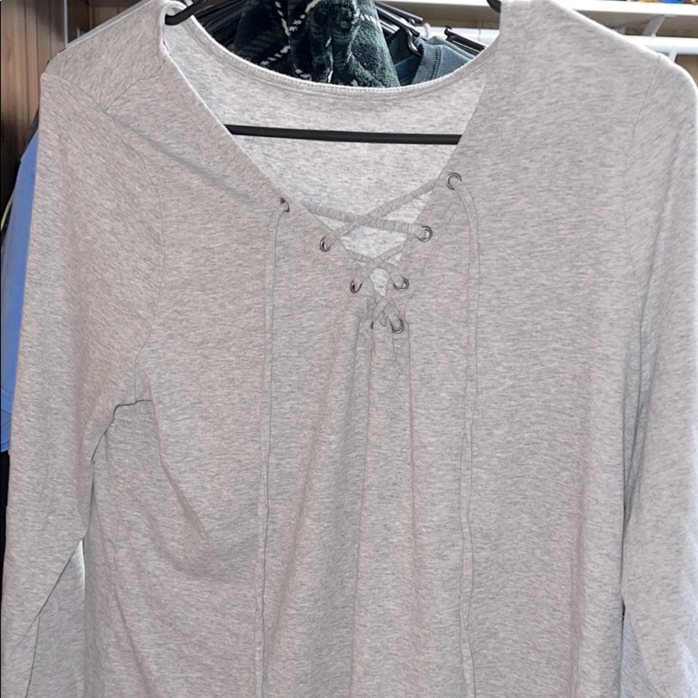 Old Navy Lace-Up Long Sleeve